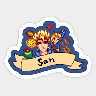 Sam Stardew Valley Sticker